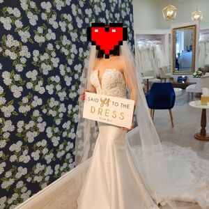 Martina Liana Elegant White Wedding Dress Size 12